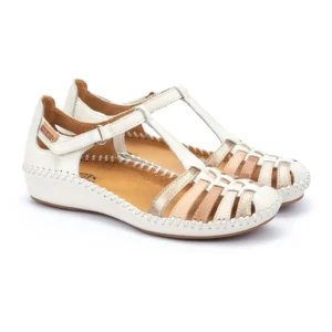 P. VALLARTA Zapato semiabierto con cierre adherente para mujer  655-0843C2