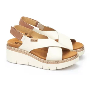 GOMERA Sandalias con cierre adherente y cuña para mujer W0K-0606C1