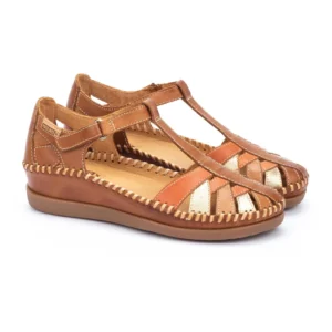 CADAQUES Zapato semiabierto con cierre adherente para mujer W8K-0705C1