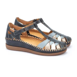 CADAQUES Zapato semiabierto con cierre adherente para mujer W8K-0705C1