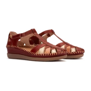 CADAQUES Zapato semiabierto con cierre adherente para mujer W8K-0705C1